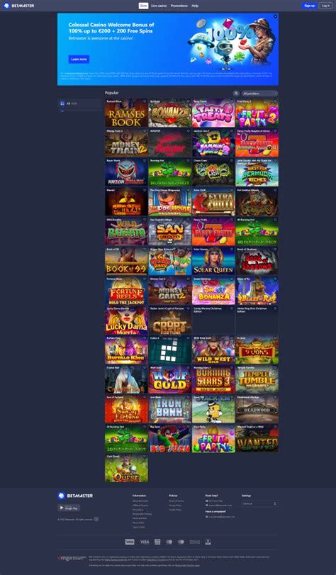 betmaster kaszinó|Betmaster Casino Review .